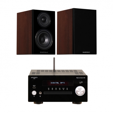 KIT STEREO ADVANCE MYCONNECT60 + BOOKSHELF WHARFEDALE DIAMOND12.1