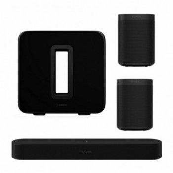 Kit Sonos Beamg2 + Subg3 + (2) One Sl