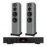 Kit Stereo Audiolab 7000A + Wharfedale Evo 5.4 (Gris)