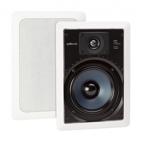 Par de parlantes empotrados rectangular POLKAUDIO RC65I