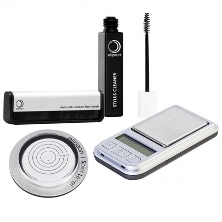 Kit Limpieza Vinilos y Calibración Tornamesas Elipson