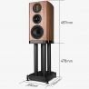Pedestales Para Parlante EVO 5.2 WHARFEDALE EVO 5.2 STAND