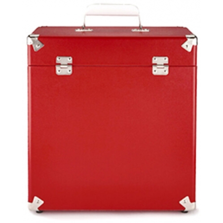 (ACCESORIO) GPO SWB18RED 12 IN VINYL RECORD CASE RED
