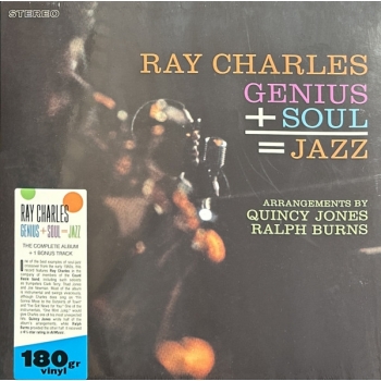 RAY CHARLES - GENIUS + SOUL  JAZZ - VINILO