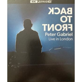 PETER GABRIEL - BACK TO FRONT - LIVE IN LONDON - BLU RAY