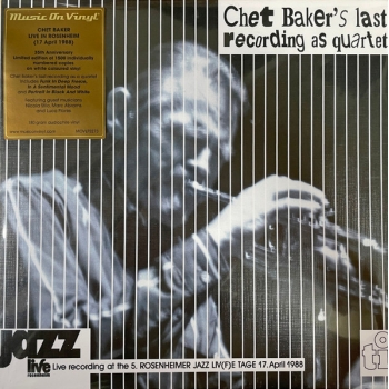 CHET BAKER - LIVE IN ROSENHEIM - VINILO