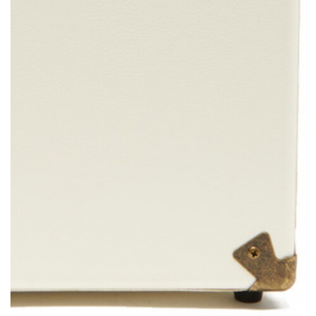 (ACCESORIO) GPO SWB18CT 12 IN VINYL RECORD CASE CREAM/TAN