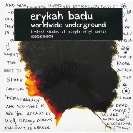 ERYKAH BADU - WORLDWIDE UNDERGROUND - VINILO
