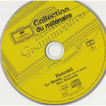 HANDEL - THE MESSIAH HWV 56 - MARC MINKOWSKI - CD