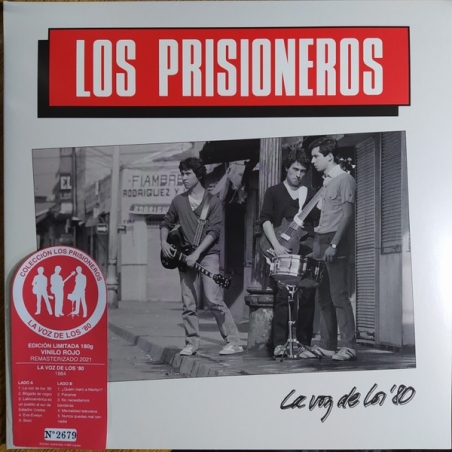 LOS PRISIONEROS - LA VOZ DE LOS 80 ED ROJO - VINILO
