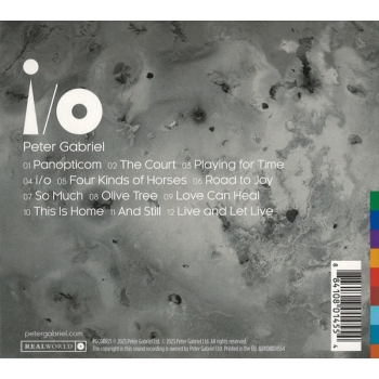 PETER GABRIEL - I/O - CD