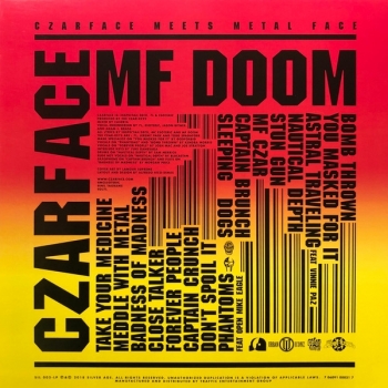 CZARFACE - CZARFACE MEETS METAL FACE - VINILO