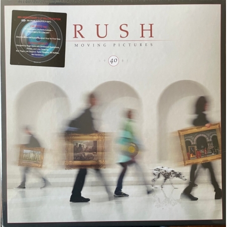 RUSH, MOVING PICTURES (4LP DELUXE EDITION, 40TH ANN - VINILO