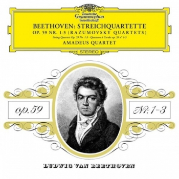 BEETHOVEN - AMADEUS QUARTET - STRING QUARTET NO 7 IN F OP 59 NO 1 - VINILO