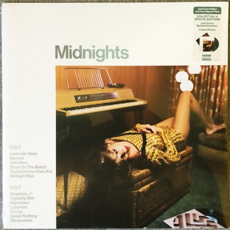 TAYLOR SWIFT - MIDNIGHTS [JADE GREEN EDITION] - VINILO