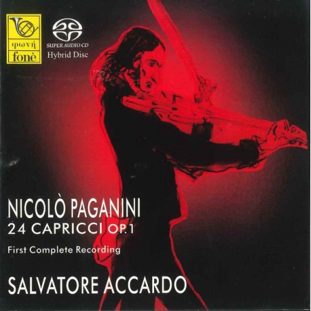 SALVATORE ACCARDO 24 CAPRICCI OP.1 PER VIOLINO SOLO NICCOLO PAGANINI - SACD