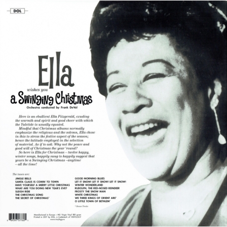 ELLA FITZGERALD - ELLA WISHES YOU A SWINGING CHRIST - VINILO