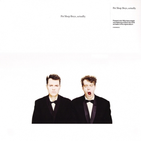 PET SHOP BOYS - ACTUALLY (2018 REMASTERED VERSION) - VINILO