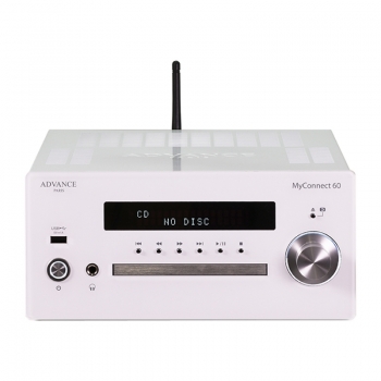 Receiver Stereo con Streamer y CD Advance Myconnect 60 (Open Box)