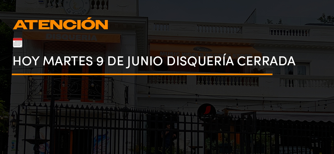 Horario Disquería 9 de Junio